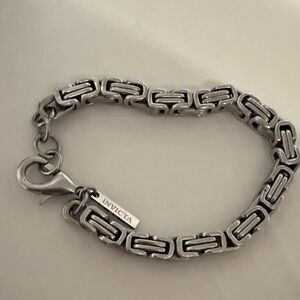 Invicta Elements Men's Stainless Steel Bracelet, Silver Tone (33976)